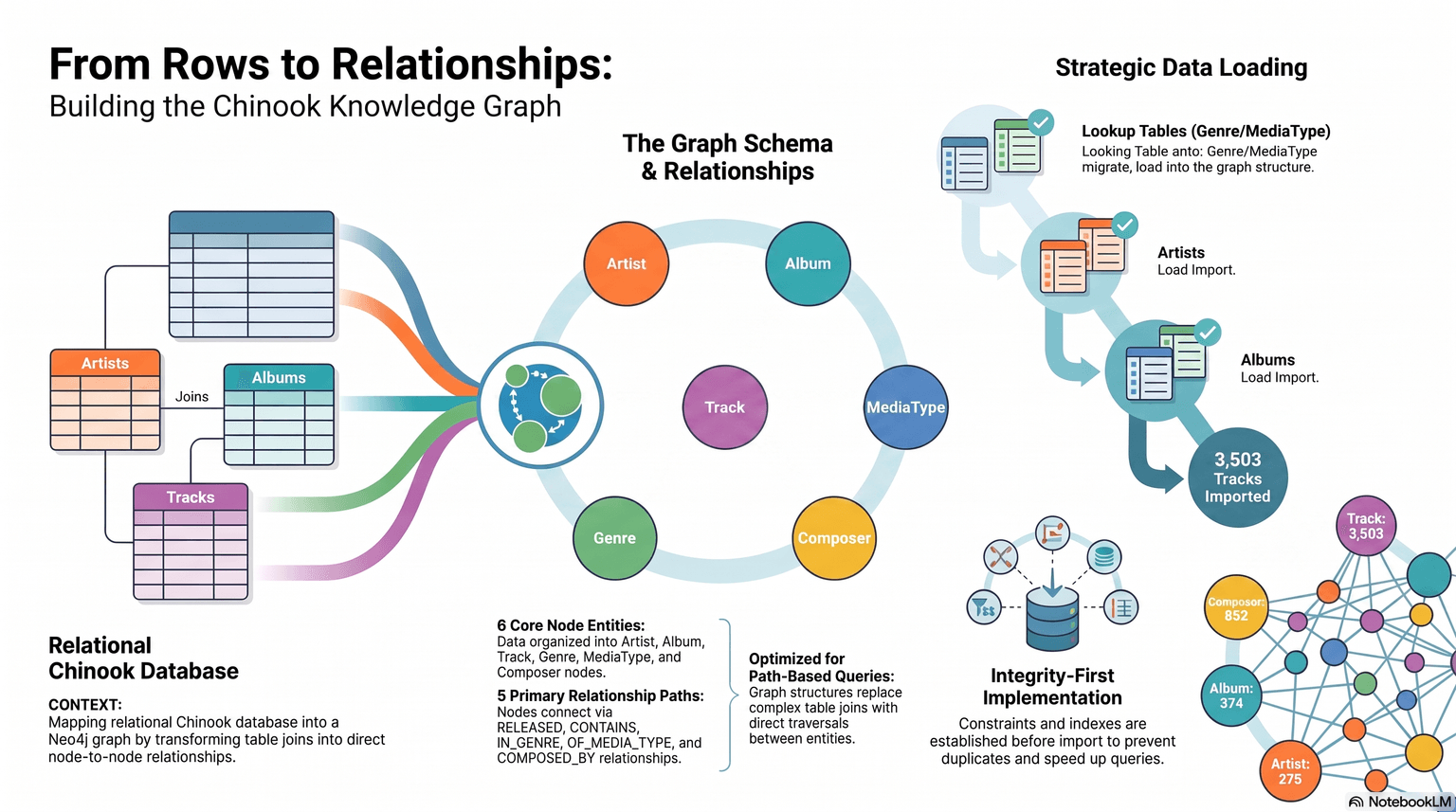 Designing and Building a Neo4j Knowledge Graph from Relational Data